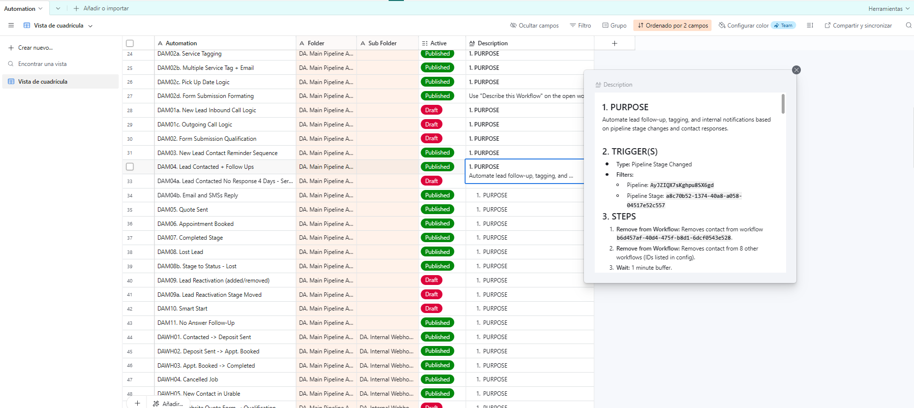 Reconciliación de datos y base de automatizaciones